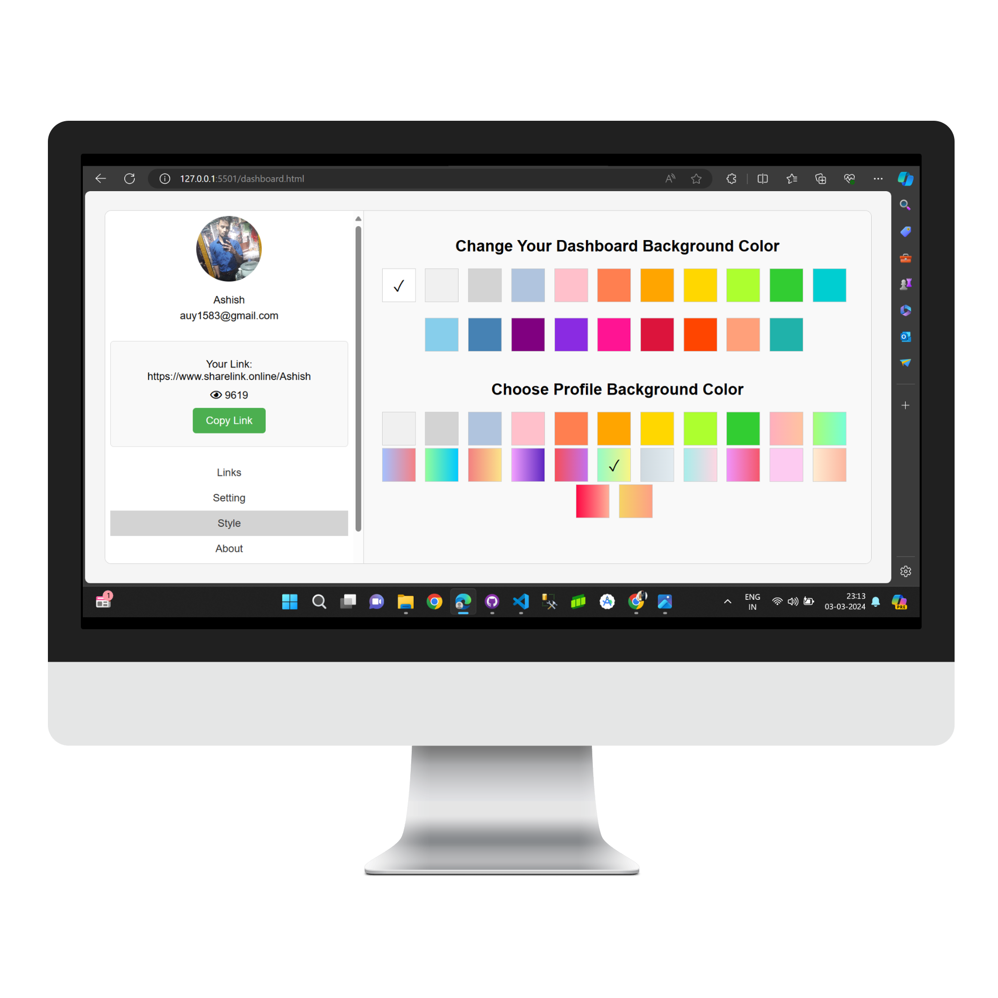 Share Link demo Image 5