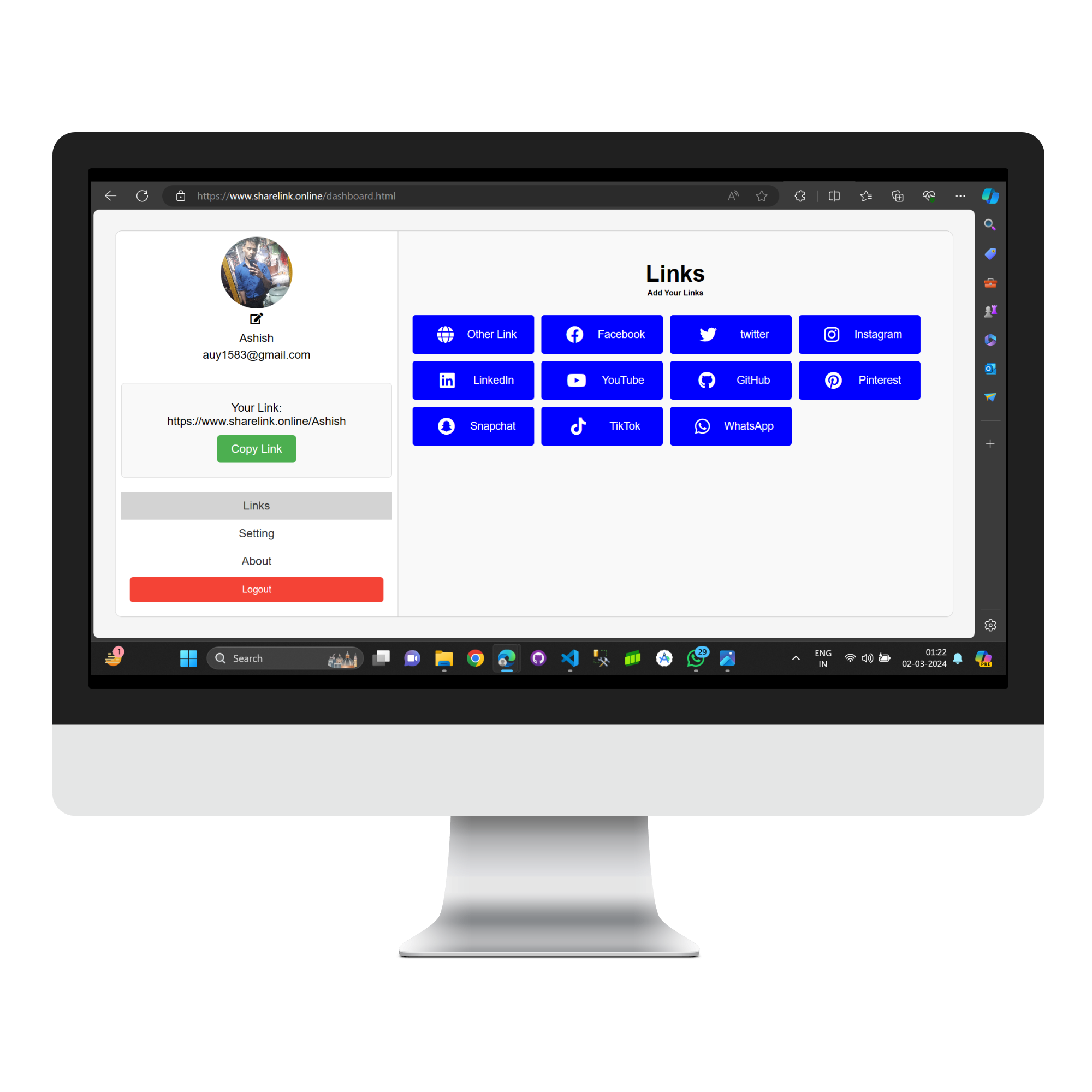 Share Link demo Image 2